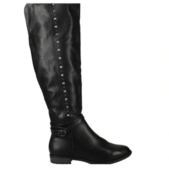 Rialto Ferrell Over The Knee Black Boots Size 6 - Picture 8 of 16